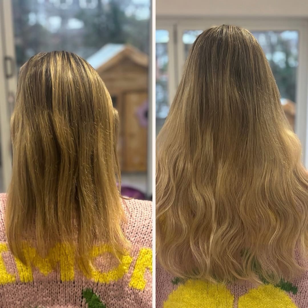 HI Hair dark to light blonde transformation